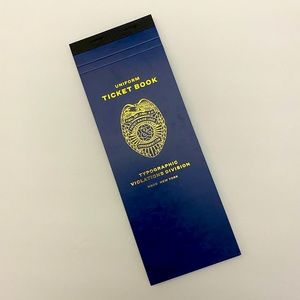 Hoefler&Co. Uniform Ticket Book Pad - Design